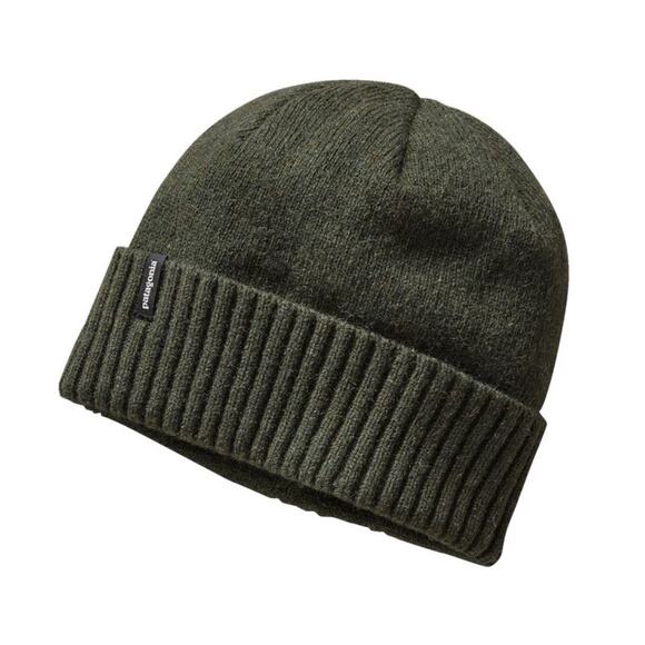 Patagonia Brodeo Beanie Industrial Green Wool Blend Hat - Picture 1 of 4